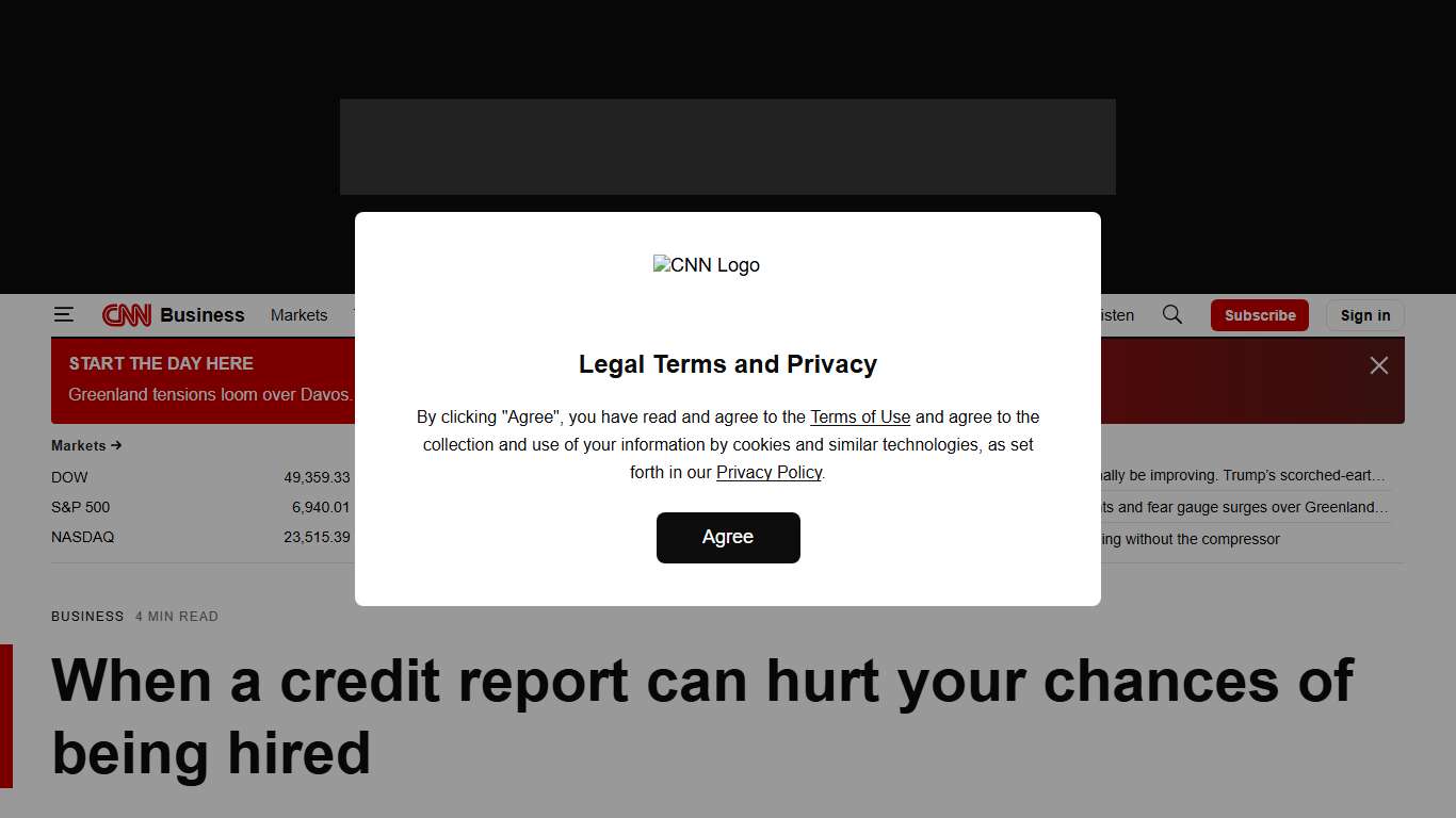Background checks: When a credit report can hurt your chances of being hired | CNN Business